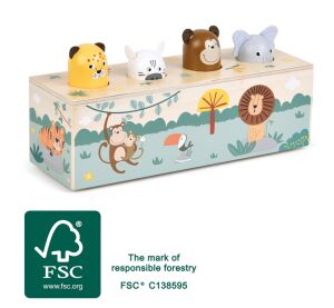 small foot Zvuková zatloukačka Safari